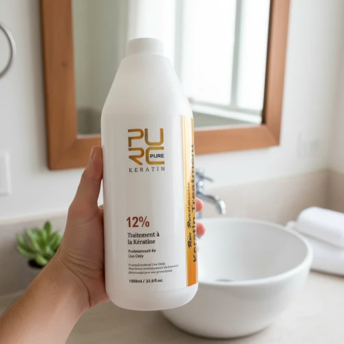 Keratin Hair Treatment for Damaged Hair - 2000ml Duo (2 x 1000ml) purc keratin hair treatment for damaged hair 3
