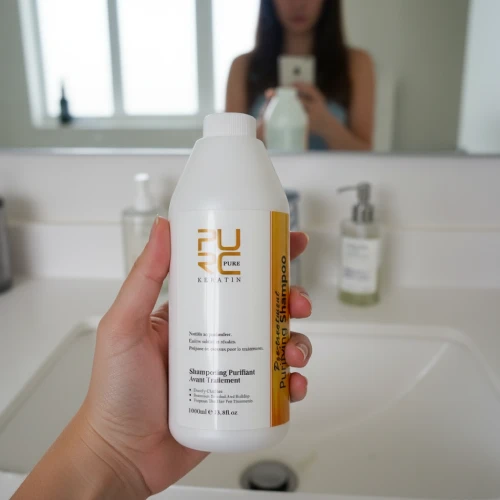 Brazilian Keratin Treatment & Purifying Shampoo purc purifying pre treatment shampoo 1000 ml 2