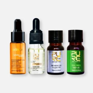 Treatment Oil Combo - Coconut (X2), Moroccan Argan Oil & Tea Tree Oil