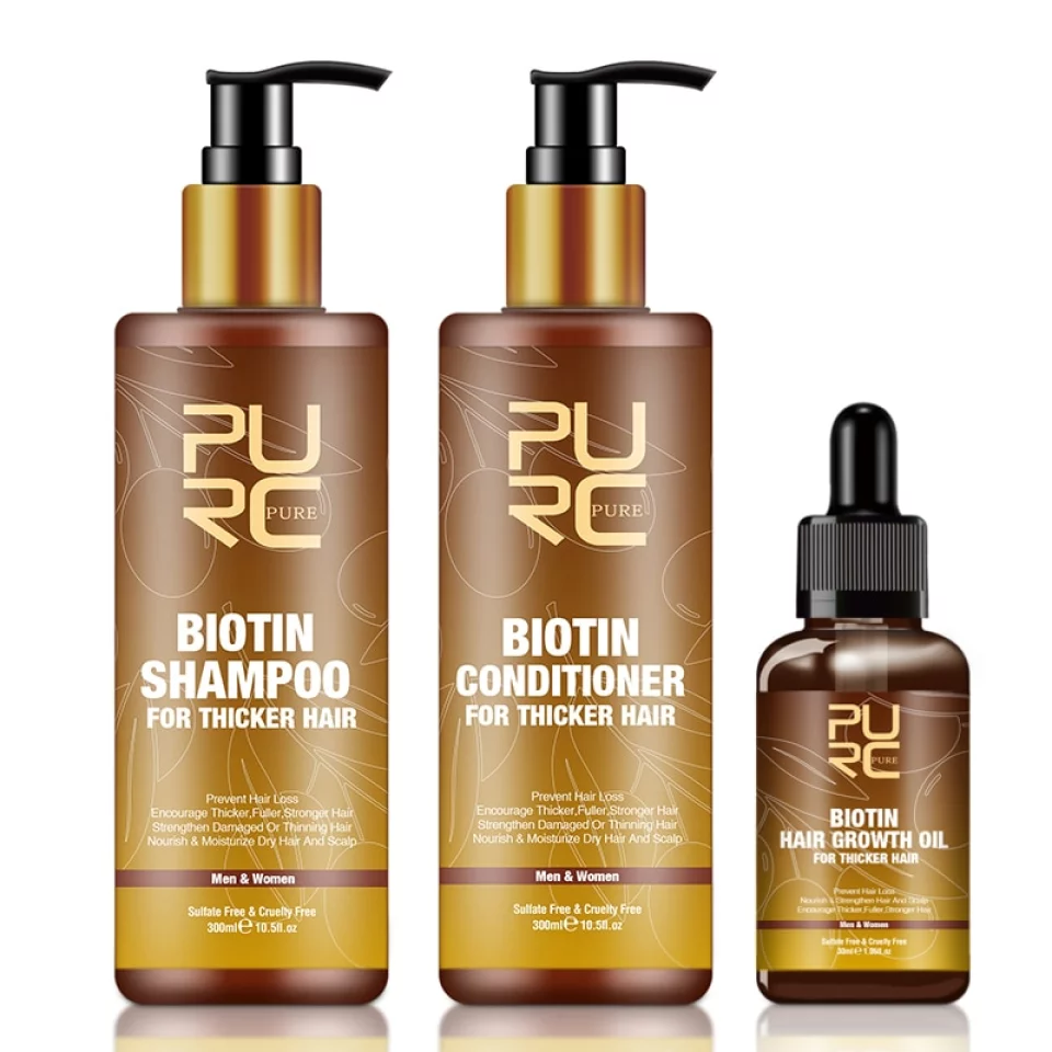 biotin shampoo, conditioner and oil