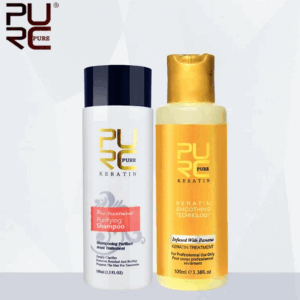Banana Flavor Keratin and Purifying Shampoo Set