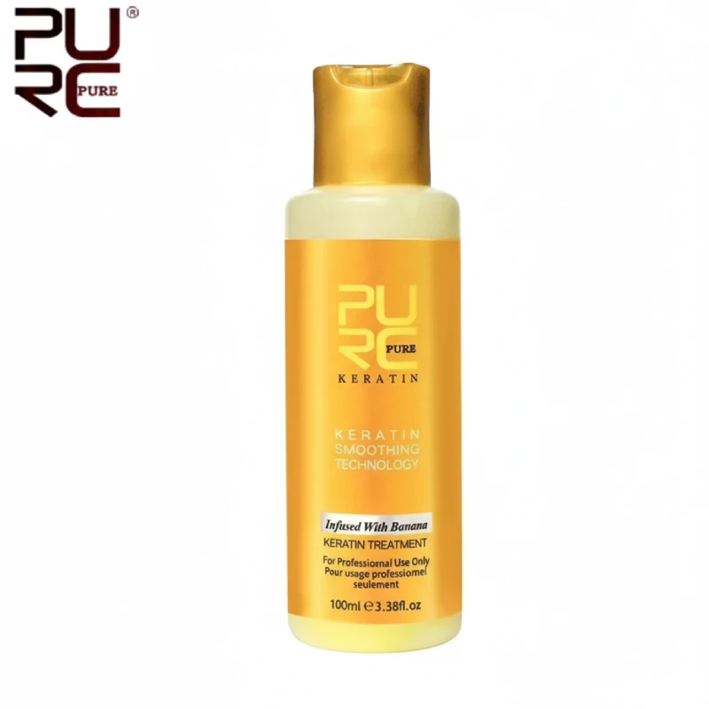 Banana Flavor Keratin & Purifying Shampoo Combo purc banana flavor keratin treatment
