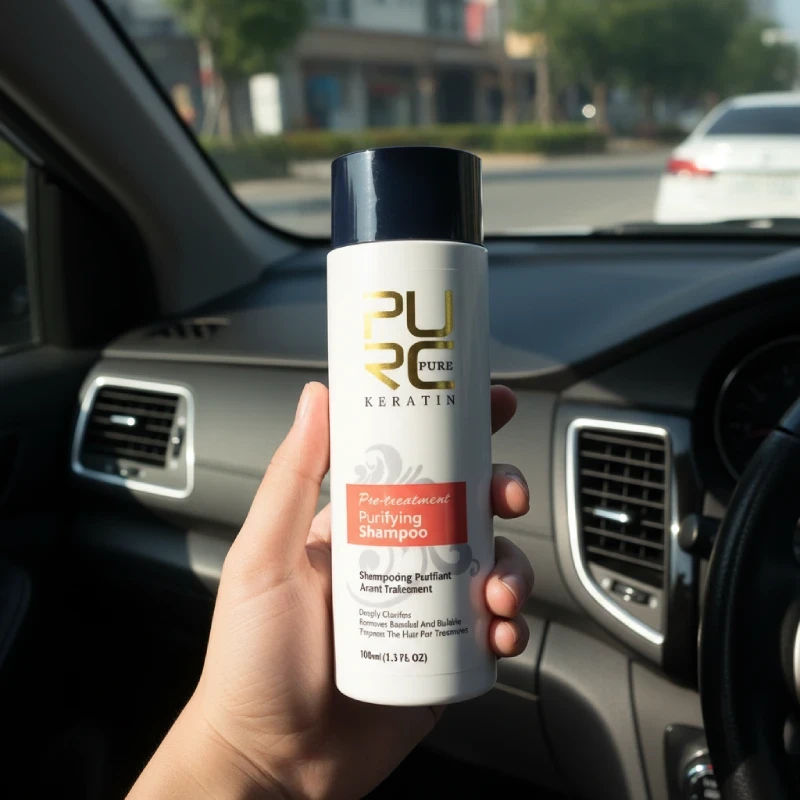 Banana Flavor Keratin & Purifying Shampoo Combo purc purifying shampoo 3