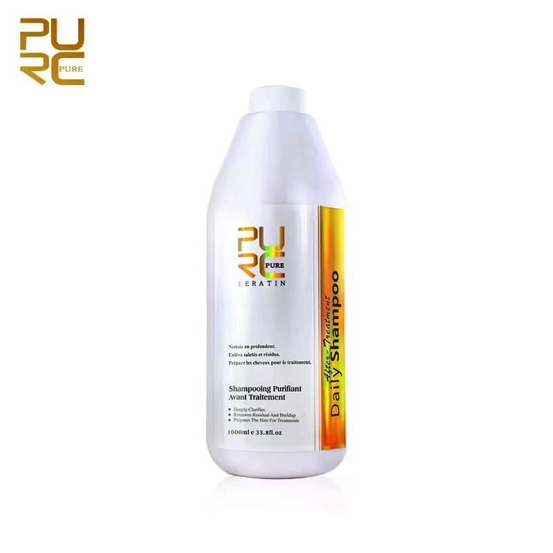 PURC Daily Keratin Shampoo – 300ml & 1000ml Set purc daily keratin shampoo 1000ml 1