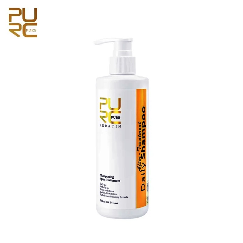 PURC Daily Keratin Shampoo – 300ml & 1000ml Set purc daily keratin shampoo 300ml 1
