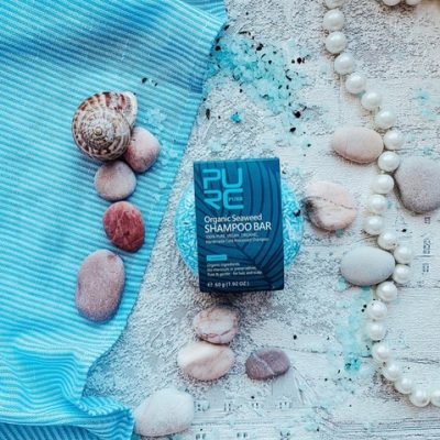 Bio Seaweed Shampoo Bar 1 purcorganics - Bio Seaweed Shampoo Bar 01