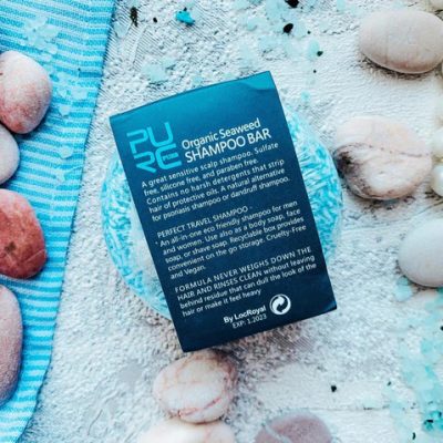 Bio Seaweed Shampoo Bar 3 purcorganics - Bio Seaweed Shampoo Bar 03