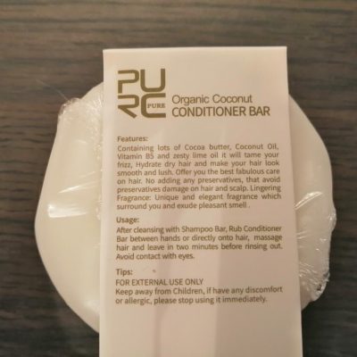 purcorganics - Coconut Conditioner bar 2