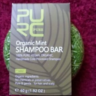 purcorganics - mint shampoo bar 6