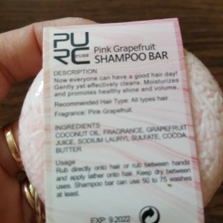 Pink Grapefruit Shampoo Bar 4 purcorganics - pink grapefruit Shampoo bar 4